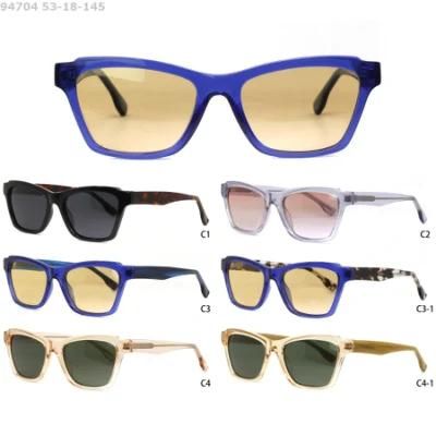 Rectangle Injection Acetate Polarized Sunglasses for Women