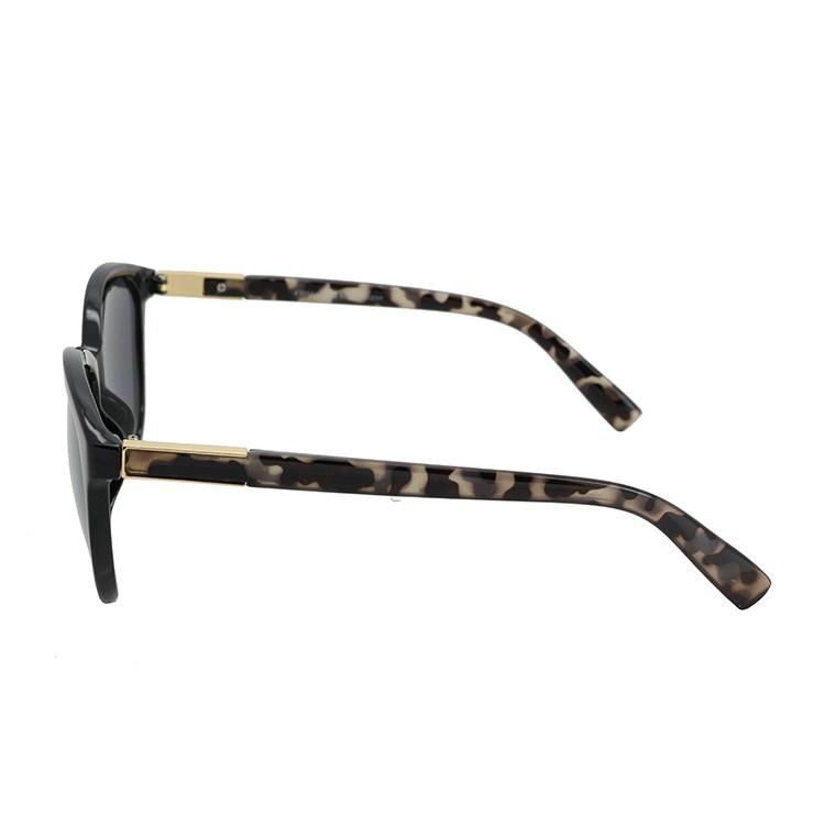 2020 Black Tortoise Metal Deco Fashion Sunglasses