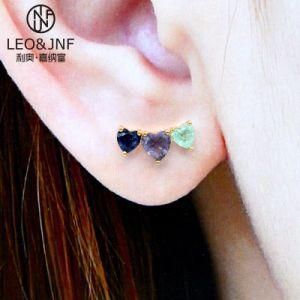 Wholesale Earring Fashion Jewelry with Specil Stone 925 Sterling Silver or Brass Platting Accessories Earring Studs