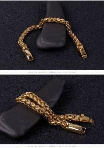 Fashion Design Jewelry Stainless Steel Flower Basket Chain &#160; Men Bracelet