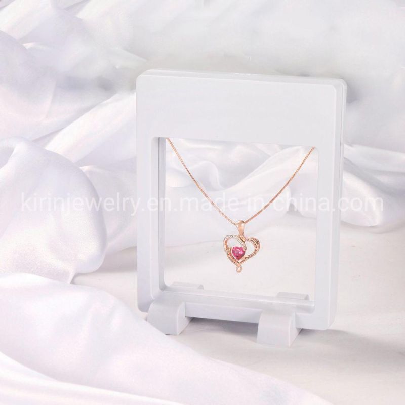 Fine Jewelry Moissanite Pendants & Charms Mini Heart Pendant 925 Sterling Silver Charms Pendants