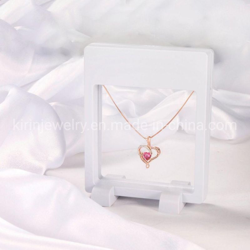 Fine Jewelry Moissanite Pendants & Charms Mini Heart Pendant 925 Sterling Silver Charms Pendants