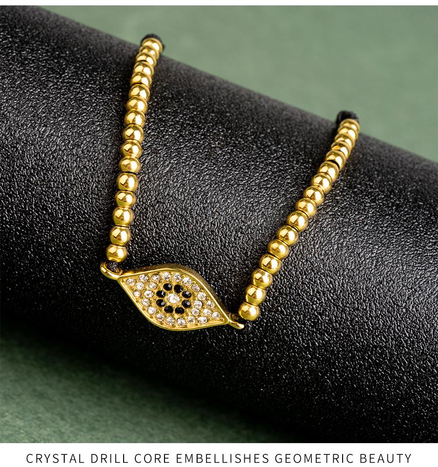 Elegant Trendy Drill Core Strange Eye Bracelet