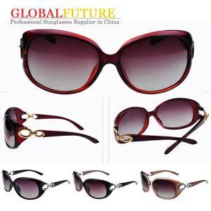 Fashion Claret Metal Women Sunglasses