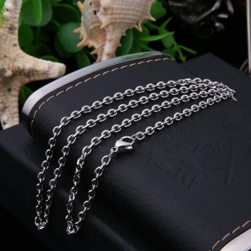 Surgical Stainless Steel Not Allergic Cable Link Chain Necklace for People and Accesories