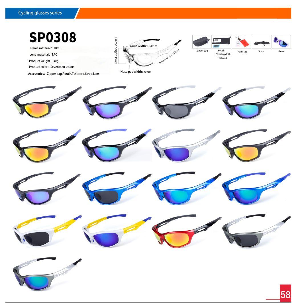 Hot Selling Polarized Women Men Bicycle Sunglasses Fashion Sport Glasses Tr90 Outdoor Eyewear