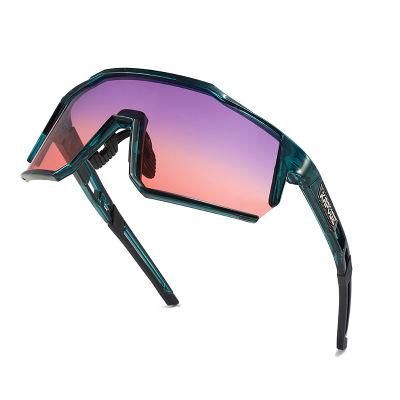 2021 Hot Selling Big Frame Sunglasses Cycling Outdoor Eyewear Windproof UV400 Sports Sun Glasses