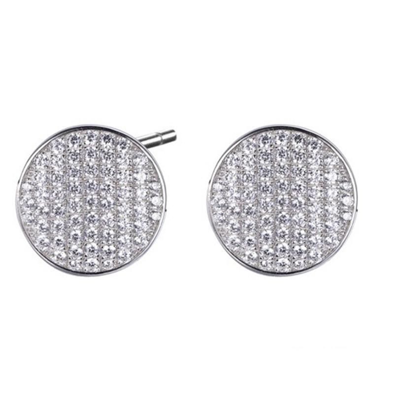 925 Stering Silver Classic Stud Round Earring for Women