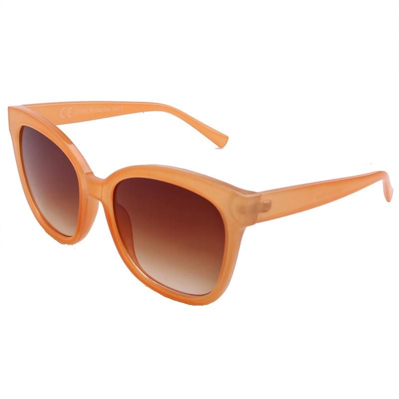 2020 Transparent Orange Fashion Sunglass with Mat Finish