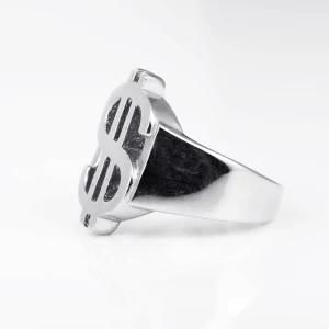 Fashion Jewelry Us Dollar Money Ring in Stainless Steel