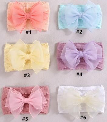 Cute Headband for Baby Girl Newborn Infant Toddler, Kids Hairband Bows Head Wrap Hair Accessory Ornaments, Baby Headband