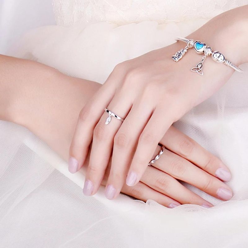 Fashion Jewelry 925 Sterling Silver Cubic Zirconia Butterfly Ring for Women Wholesale