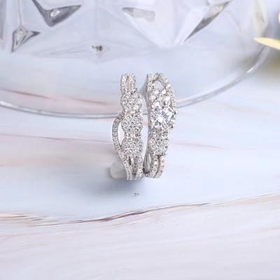 925 Silver High Quality Best Seller Moissanite Cubic Zirconia Fashion Jewellery Accessories Fashion Jewelry Ring