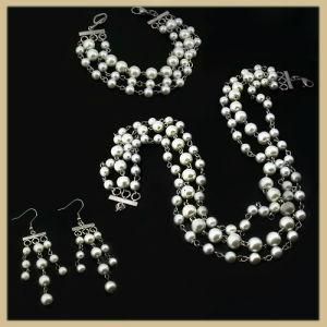 Diamond Pearl Jewelry Set (TPSS208)