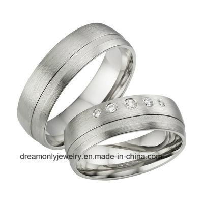Silver Color CZ Jewelry Factory Wedding Ring