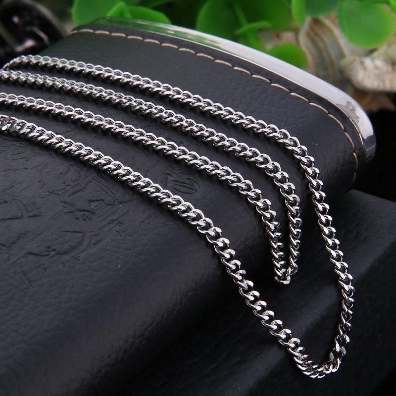 Fashionable Stainless Steel Jewellery Curb Chain Necklace for Jewelry Making