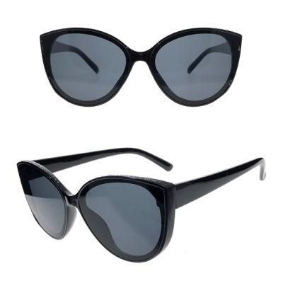 Oversize Large Frame Fashion Sunglasses with Little Diamond Decoration