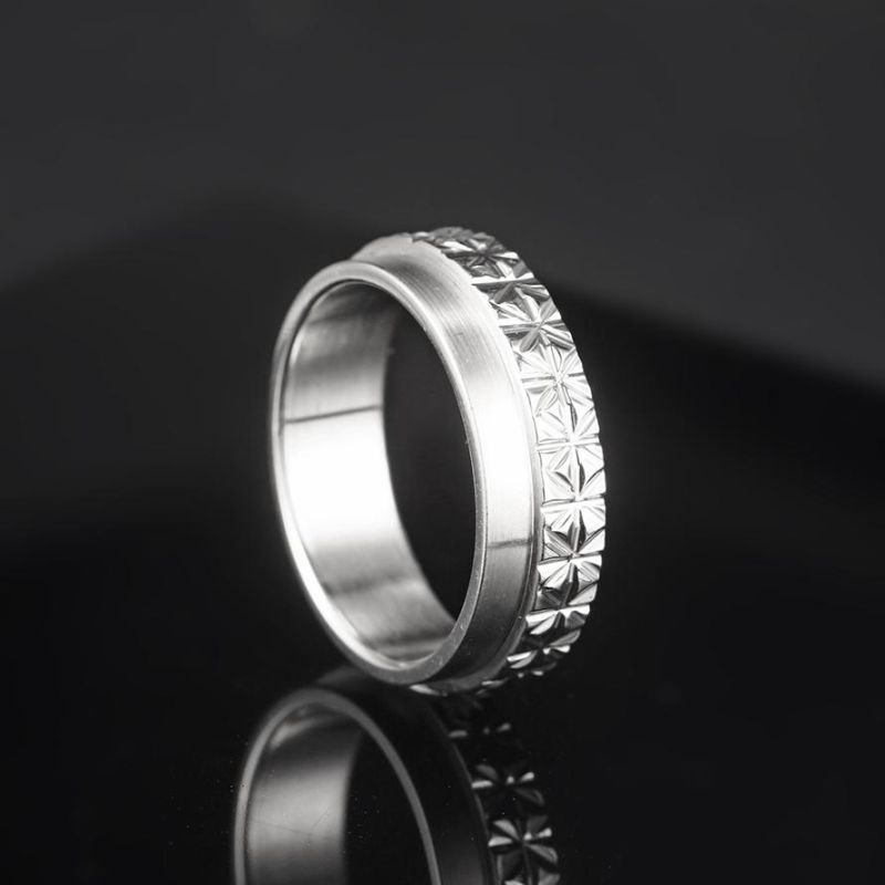 Jin Mingwei Best Top Color Preserving Girls Rings Simple Style Stainless Steel Titanium Rings for Women Rose Gold Ring Mix Lot