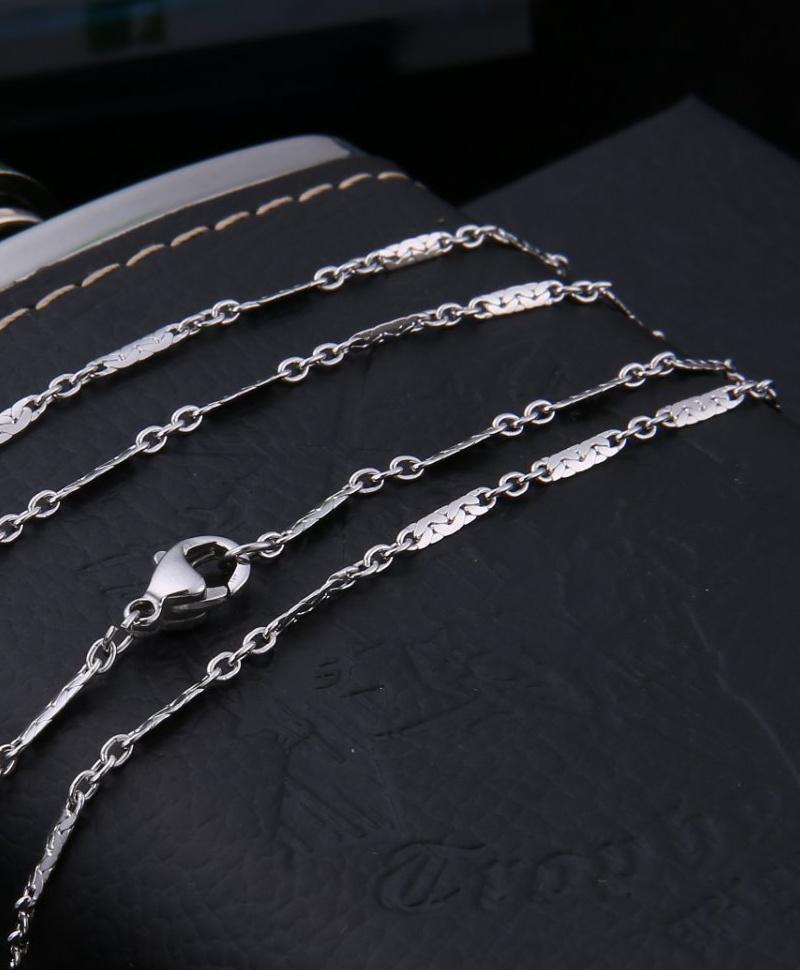 New Arrival Fashion Cable Chain Women Jewellery Accessories Anklet Bracelet Necklace for Girls Jewelry Design 8"-24"