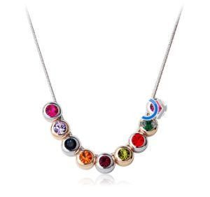 Fashion Jewellery - Colorful Rhinestones Beads Necklace