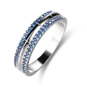 New Quality 925 Sterling Silver Tanzanite Band Ring Jewelry