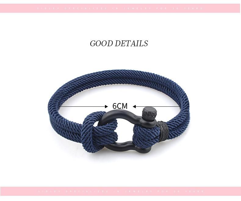 Lover Gift Knit Polyester Colorful Concise Design Bracelet