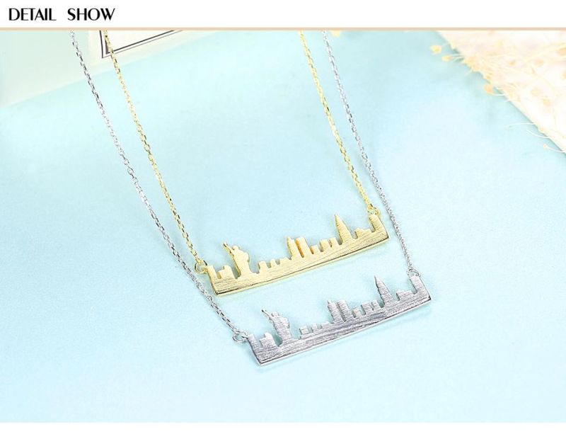 Manufacturer Fashion Necklace City in Miniature Fine Chain Jewelry