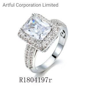 Fine Jewelry&#160; Ring&#160; with CZ Customized Design for Wholesale