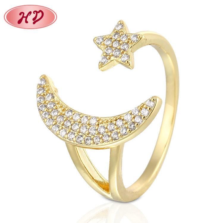 Factory Direct Belt Rings, Different Gold Plated CZ Ring Jewelry Women