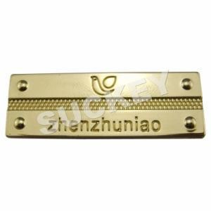 Metal Label with Logo Engraved (HT0656)