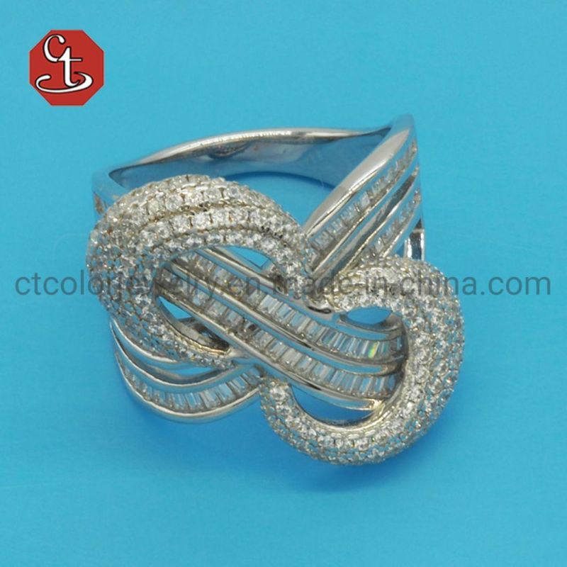 Exaggerated Bowknot Silver or Brass Ring