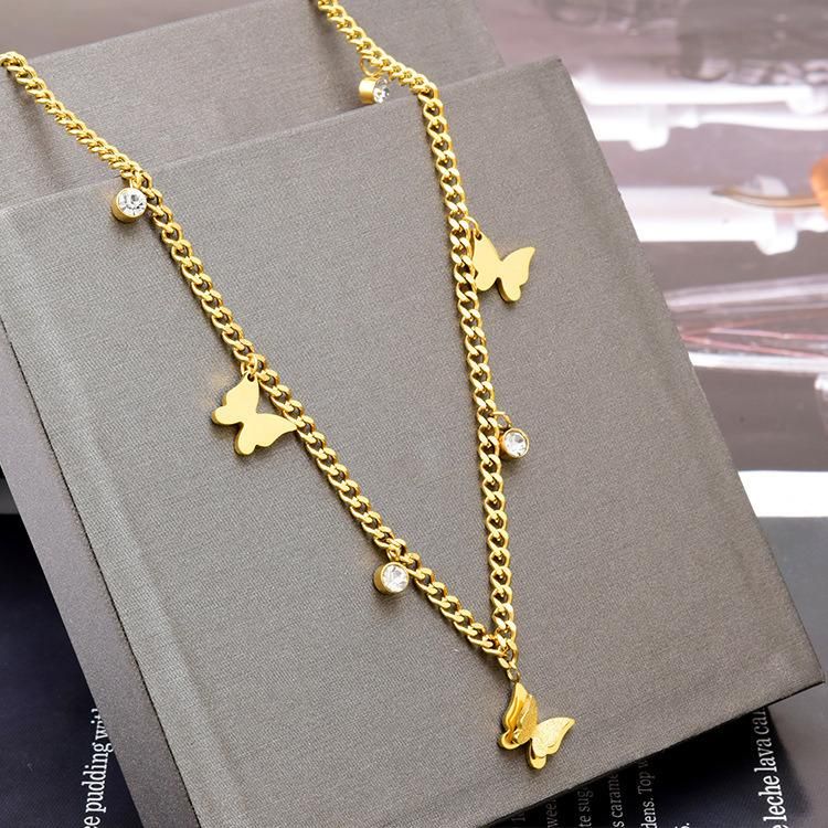 Fashion Jewelry Lucky Necklace Fashion Female Zircon Pendant Necklace