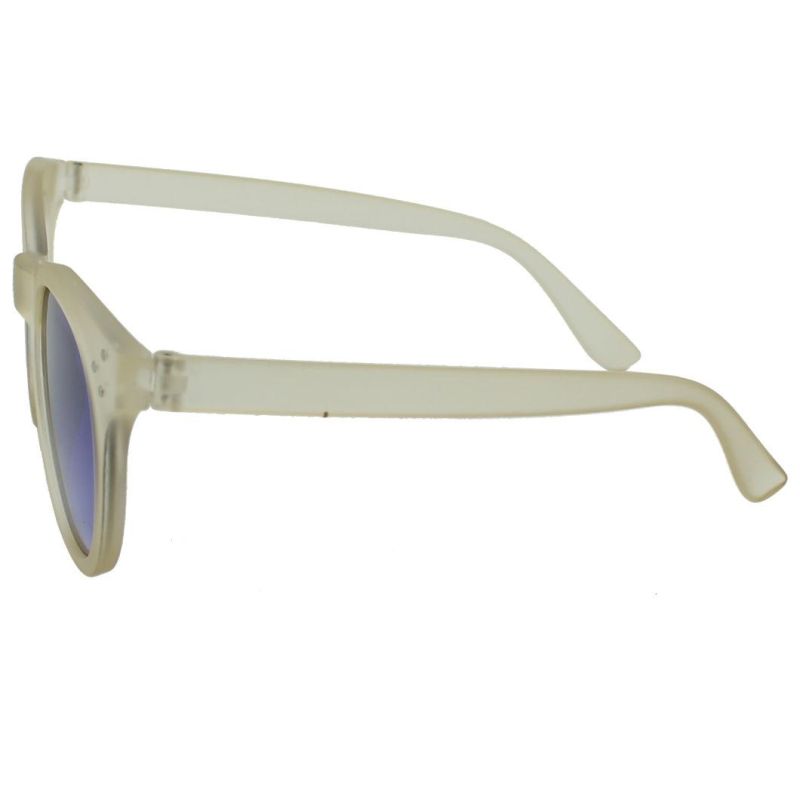 2020 Oversized Cateye Fashion Sunglasses with Silver Rivers