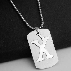 Fashion Jewellery Couples Jewelry Gift Letter Stainless Steel Necklace