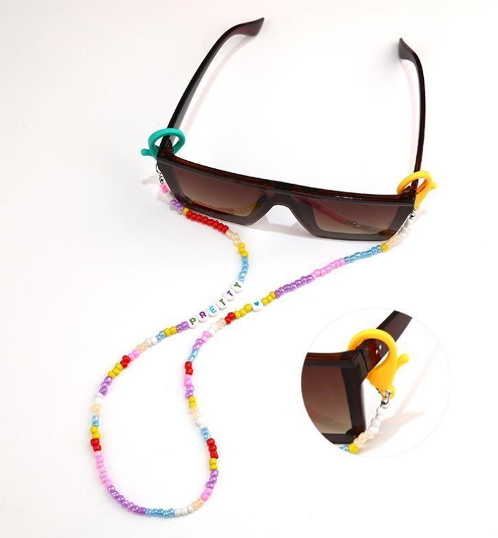 Glasses Chain Colorful Acrylic Neck Strap Holder for Sunglasses Cord Holder