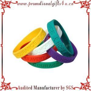 Manufacturer of Silicone Bracelet for Promotion (S-D-003)