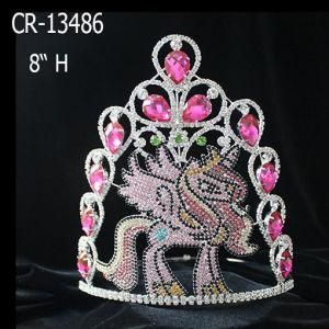 Love Pink Pony Crown Princess Tiaras