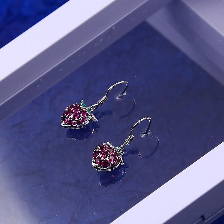 Female-Popular Simple Fashion Cute Strawberry Earrings