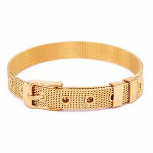 Fashion Jewelry Stainless Steel Bangle Gold Watch Bracelet