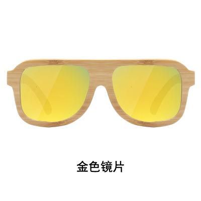 Round Face High Quality Custom Wooden Sunglasses
