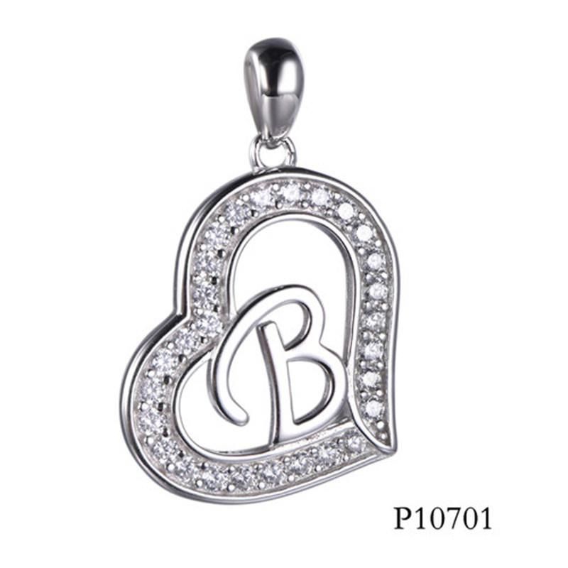 Hotsale Alphabet in The Heart a-Z Initial Pendant