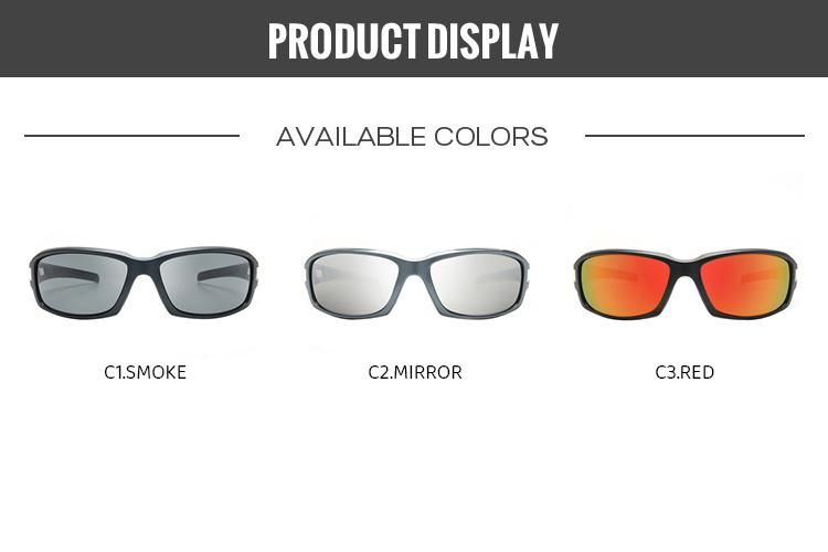 2022 Custom Logo Fashion High Quality Double Injection Frame Men Outdoor Cycling Sports Sunglasses
