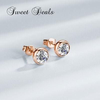 Hot Sell Round Simple Earrings Stud for Youth