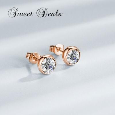 Hot Sell Round Simple Earrings Stud for Youth