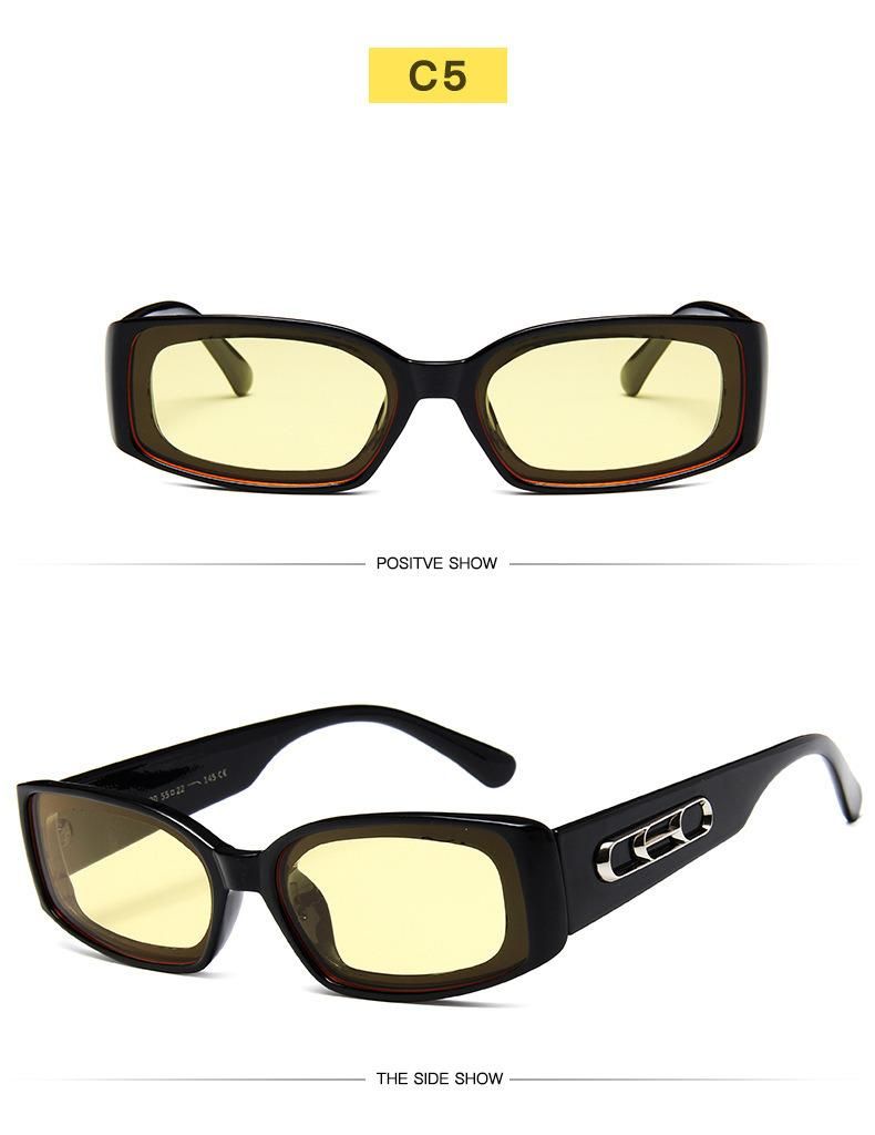 2020 Occident Style Retro Square Wide-Leg Sunglasses