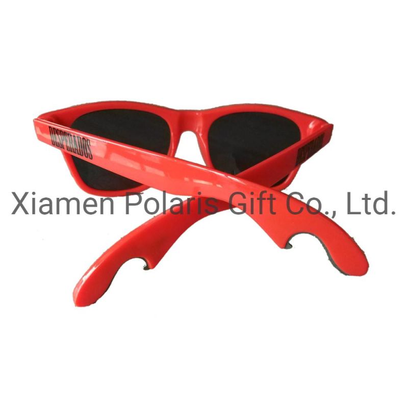 Personalized Promotional UV400 Sunglasses with Bottle Opener