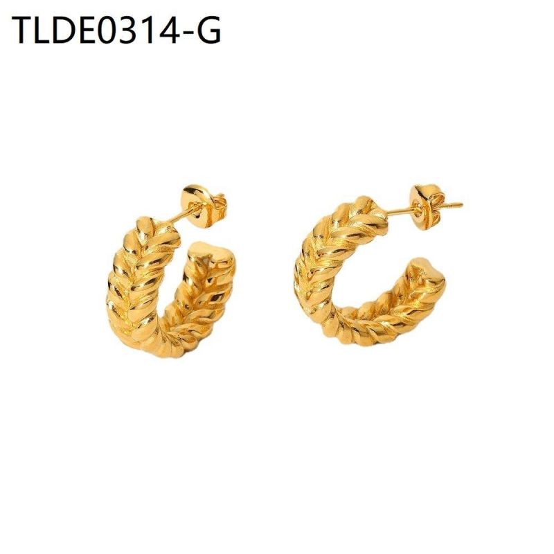 Stainless Steel Fashion Jewelry Brand Earring, Gold Plated Jewelry Earring, Stainless Steel Earrings Wholesale