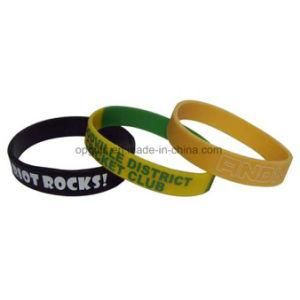 Customized Promotional Gifts Printing Silicon Hand Band