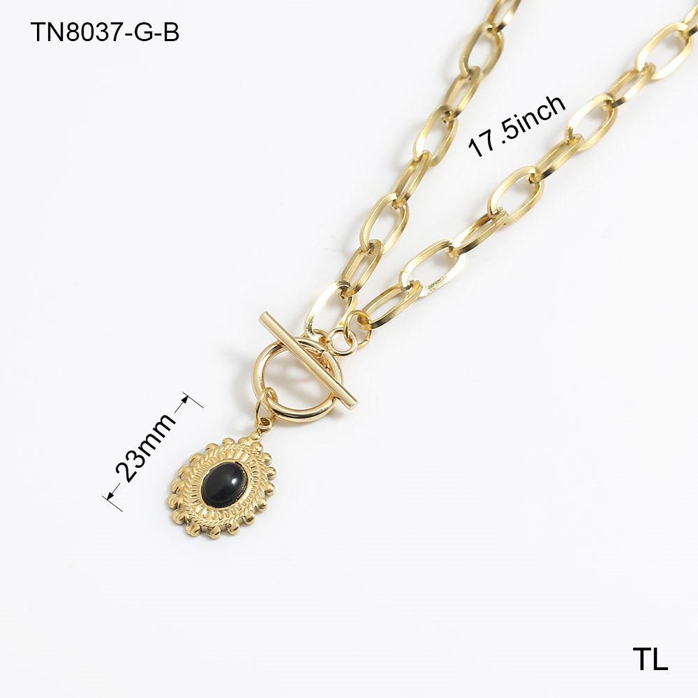Manufacturer Custom High Quality Fashion Jewelry Stainless Steel 18K Gold Filled Gold Jewellery Waterproof Necklace Stainless Steel
