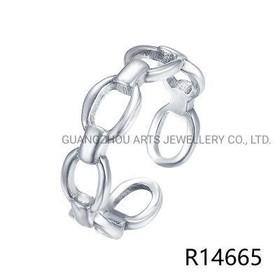 New &amp; Latest 925 Sterling Silver Multi Chain Shape Open Ring